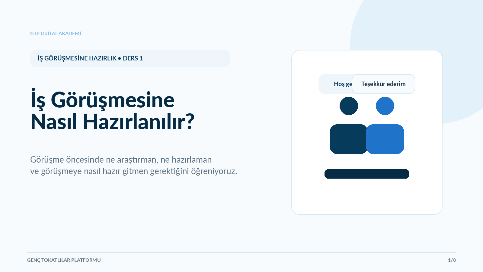 Ders sunumu